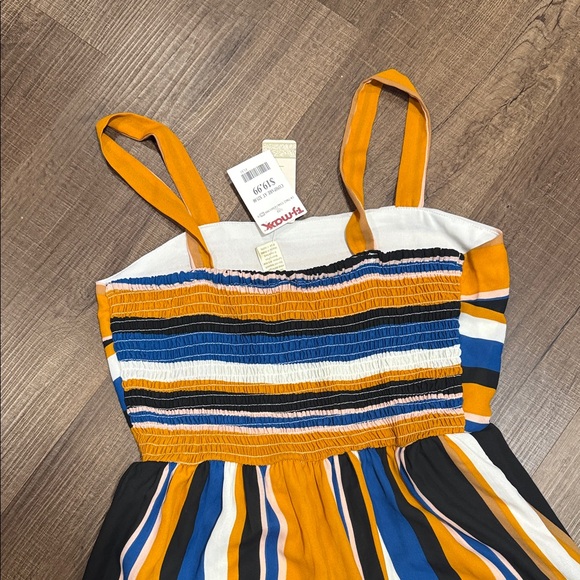 NWT Japna orange and Blue Striped Jumpsuit - Picture 7 of 9